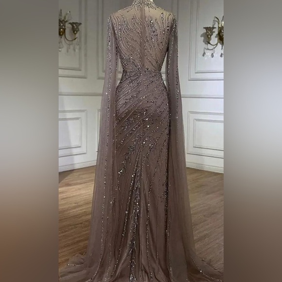 Serene Hill Beaded Evening Gown - Picture 4 of 6